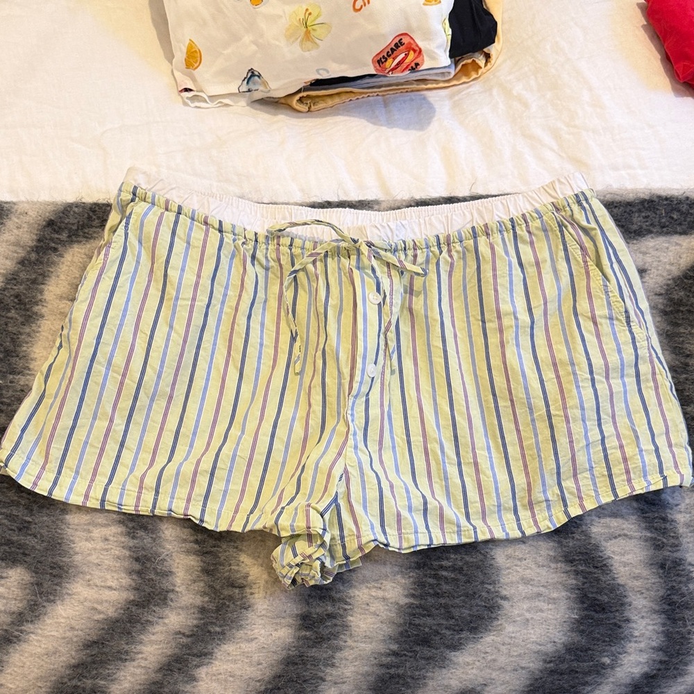 Zara Pastel Striped Boxer Shorts